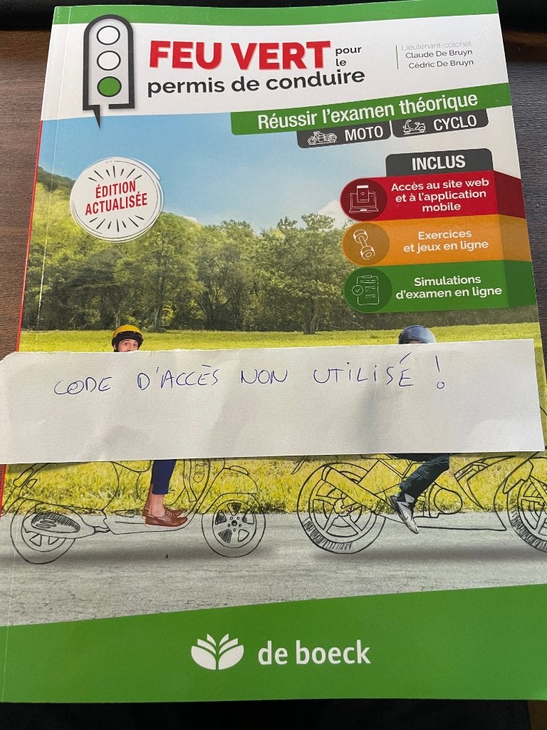 Feu vert Permis moto, Livres, Livres Autre, Neuf, Enlèvement