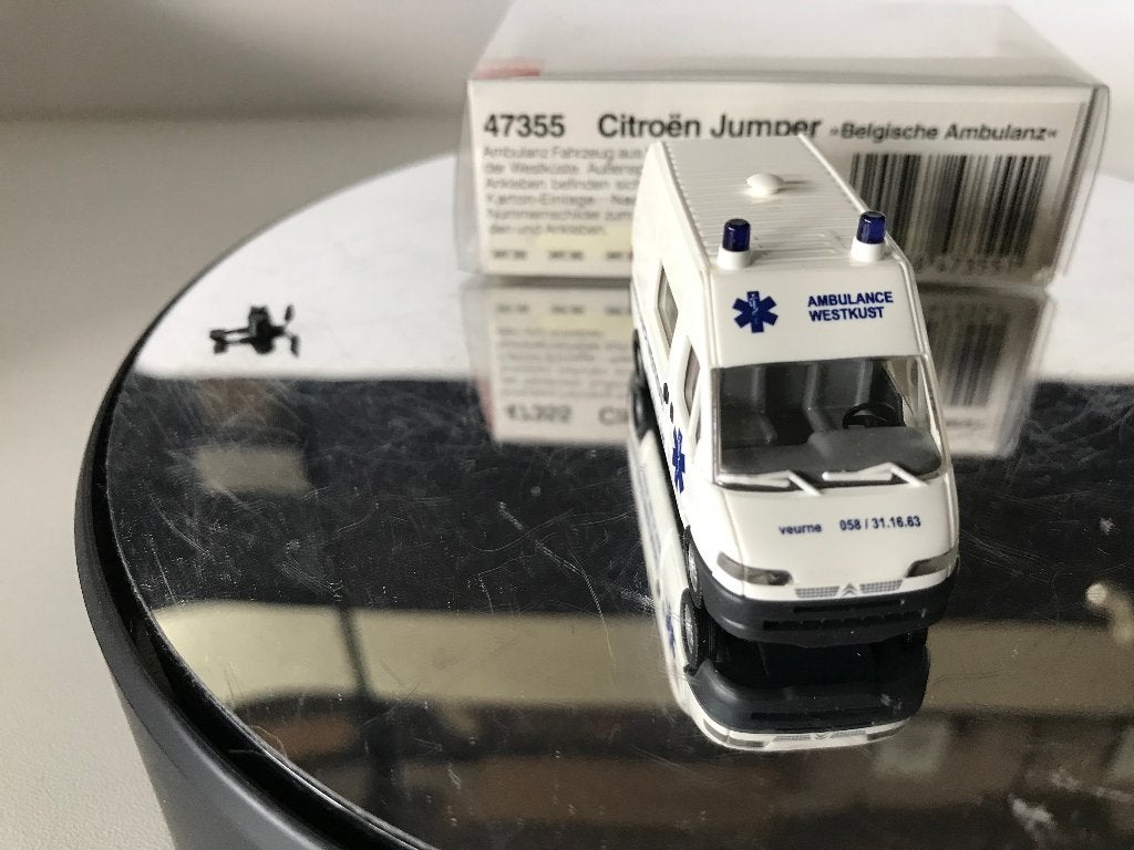 CITROEN JUMPER - AMBULANCE WESTKUST VEURNE - 1:87, Envoi, Neuf, Bus ou Camion, Autres marques