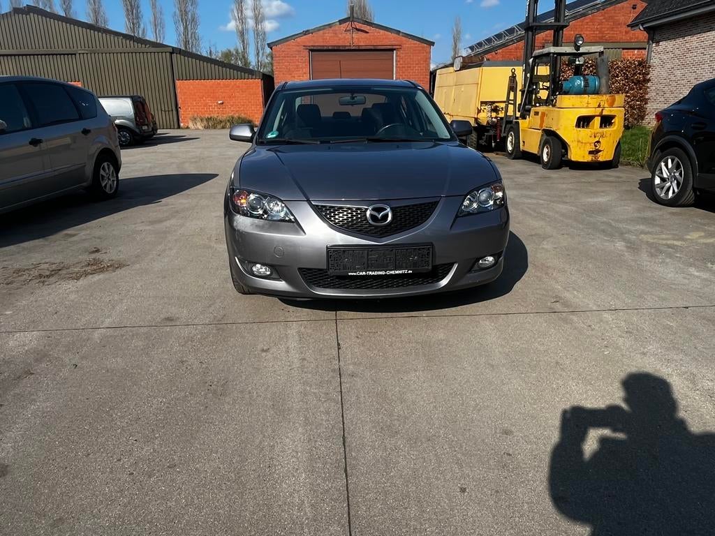 MAZDA 3 SEDAN 1.6 BENZINE VAN 2006 MET 90DKM AUTOMAT, 4 deurs, Zwart, Parkeersensor, Bedrijf