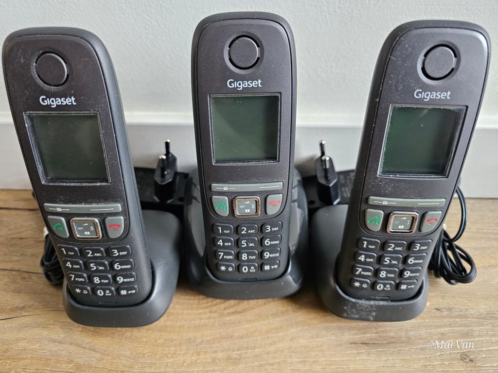 Gigaset A475 Trio, Enlèvement, Utilisé, 3 combinés