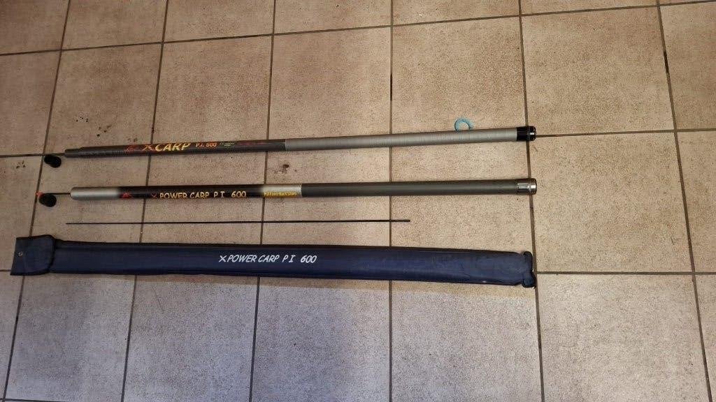 vaste hengel van 5 m 6 m van  x power carp pi, Watersport en Boten, Ophalen, Zo goed als nieuw, Vaste hengel