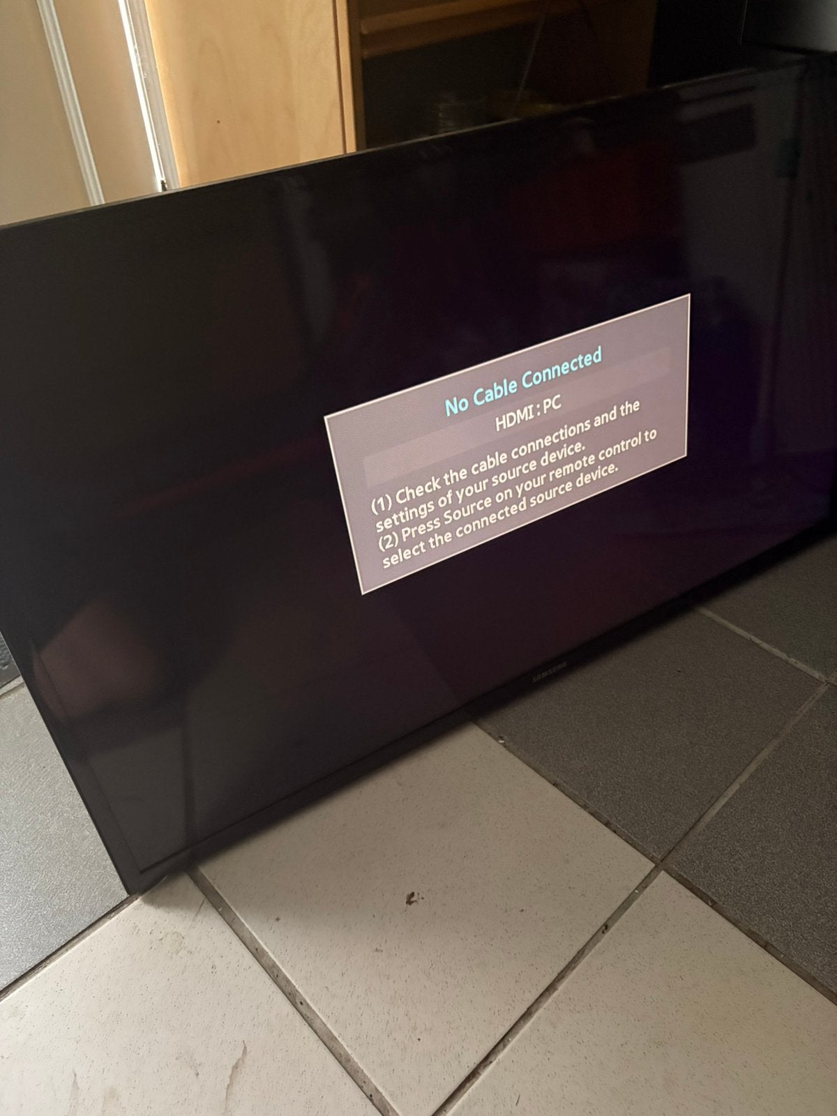 (3 pièces sans télécommande et câbles juste la Tv )., TV, Hi-fi & Vidéo, Télévisions, Enlèvement, Comme neuf, LED, Samsung