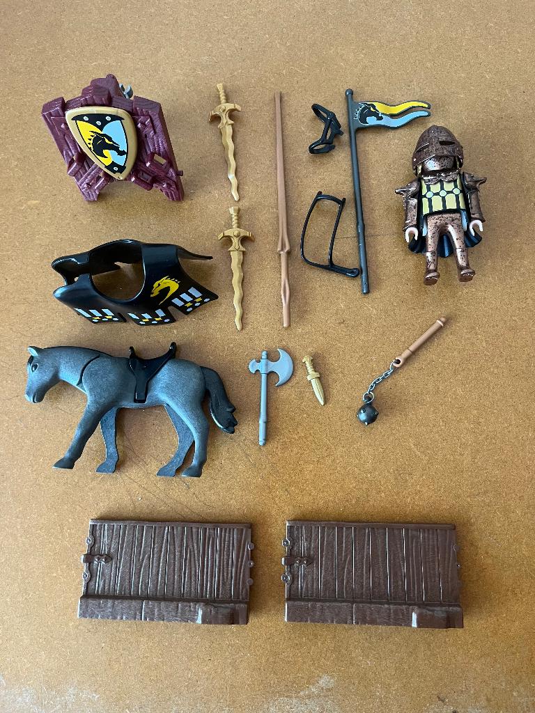 Playmobil - 5357 - Tornooiridder wild paard, Ophalen, Gebruikt, Complete set