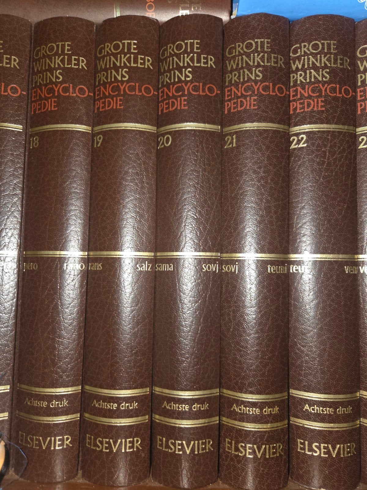 Grote Winkler Prins Encyclopedie, Ophalen, Zo goed als nieuw, Algemeen, Complete serie