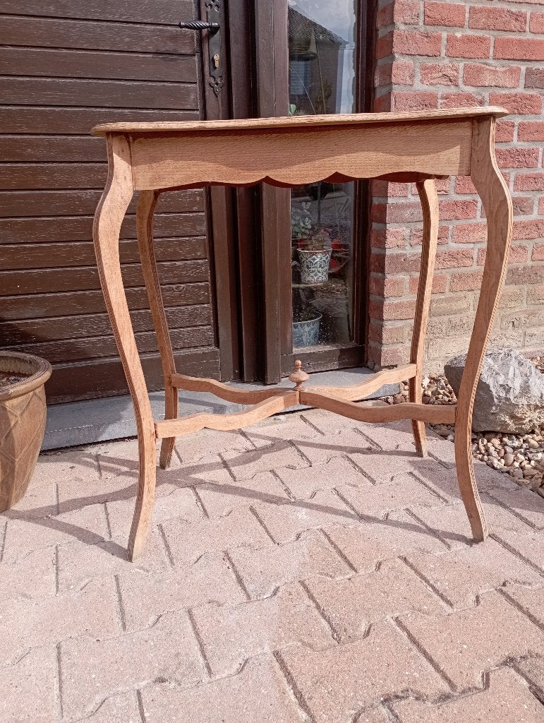 Houten tafel, Huis en Inrichting, Tafels | Eettafels, Ophalen, Eikenhout