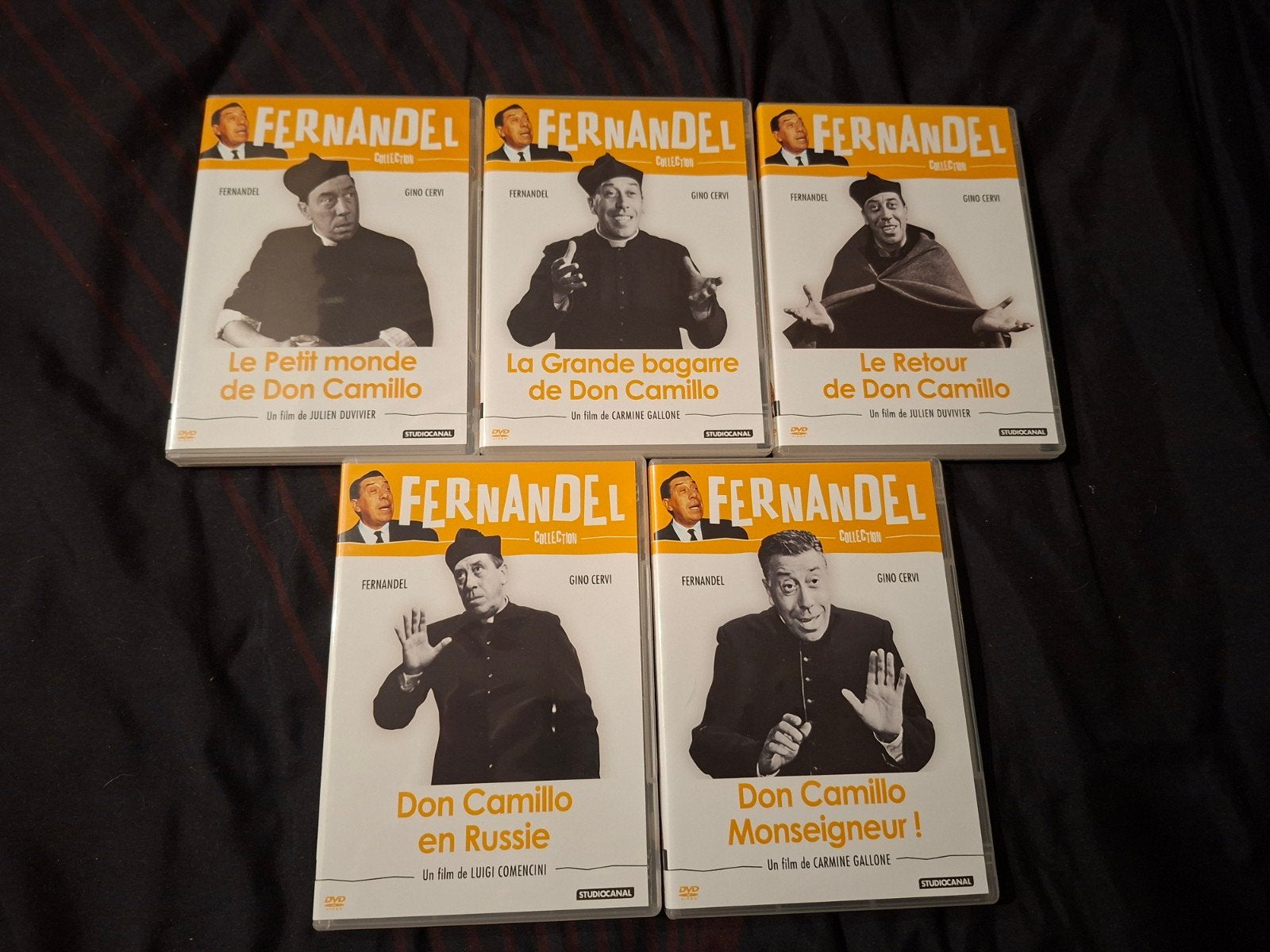 A vendre en dvd l'intégrale de Don Camillo Fernandel, CD & DVD, DVD | Comédie, Comédie d'action, Enlèvement ou Envoi, Français