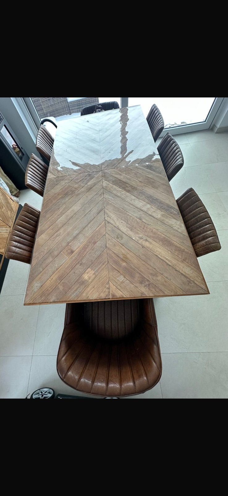 Table teck, Enlèvement ou Envoi, Comme neuf, Teck