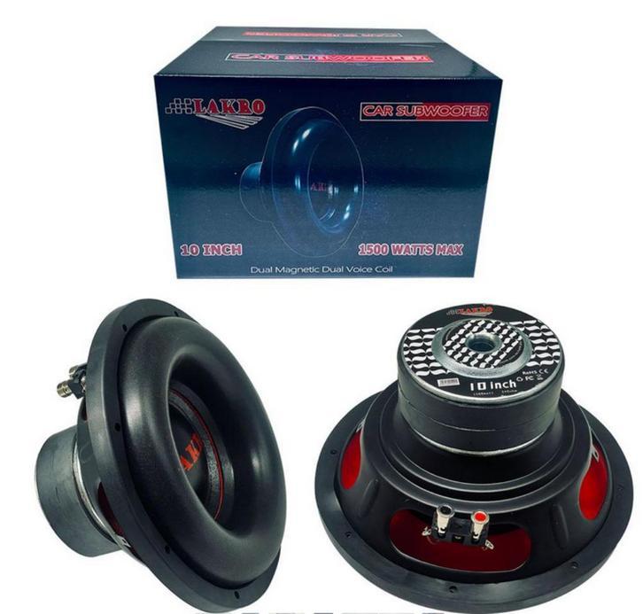 Lakro 1500watt SPL woofer 2x2ohm LAKRO-ETERNAL-10 Subwoofer