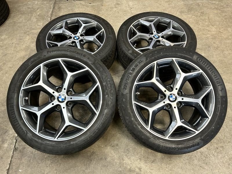 18 inch originele velgen + zomerbanden BMW X1 F48 X2 F39 sty, 18 inch, Gebruikt, -, -
