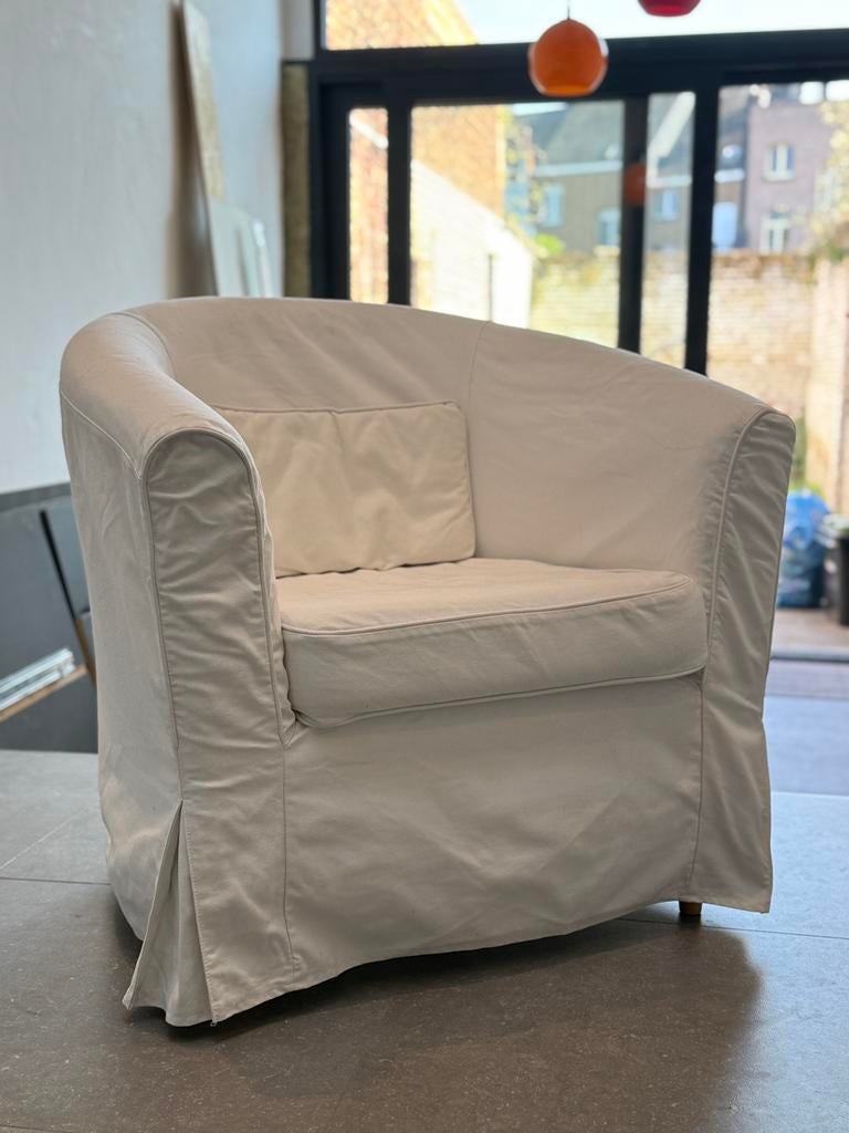 Tullsta fauteuil wit, Maison & Meubles, Enlèvement, Utilisé