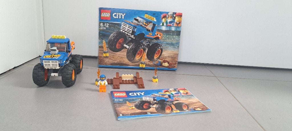 lego city monstertruck 60180, City, Instructions incluses, Enlèvement ou Envoi, Lego