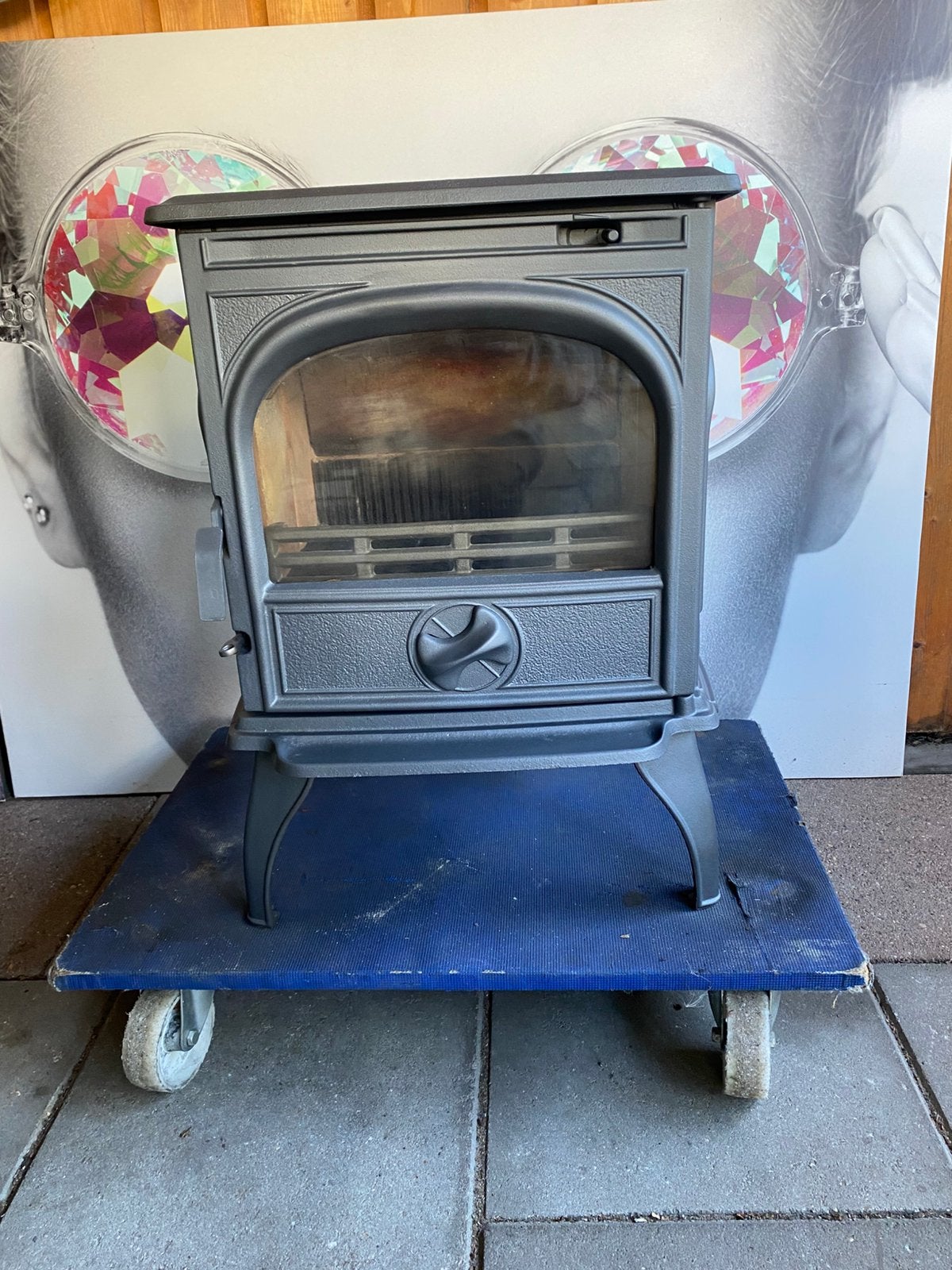 Dovre 250 multibrandstof kachel, Enlèvement, Comme neuf