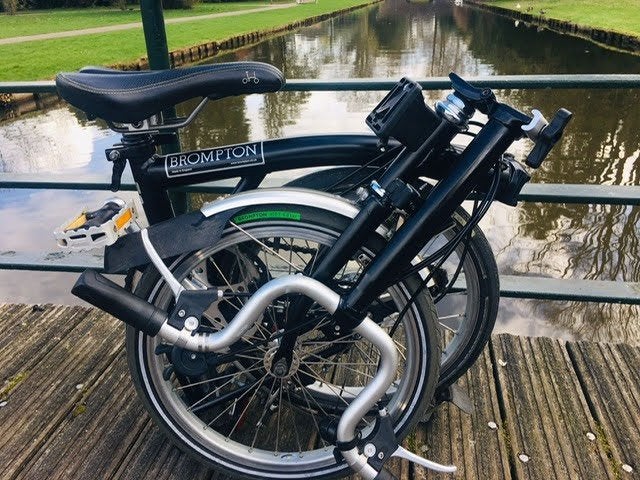 Vélo pliant Brompton d'occasion en promotion, Vitesses, Brompton, Enlèvement ou Envoi, Comme neuf