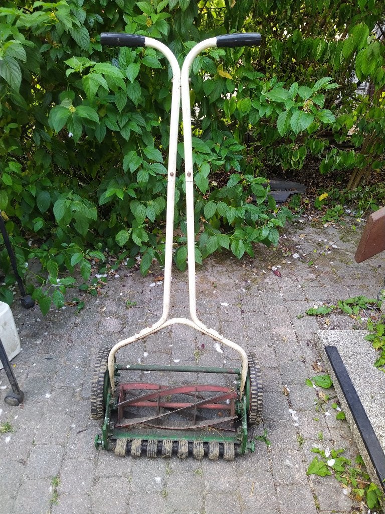 handgrasmaaier, Jardin & Terrasse, Tondeuses à gazon, Enlèvement, Utilisé, Tondeuses à gazon manuelles