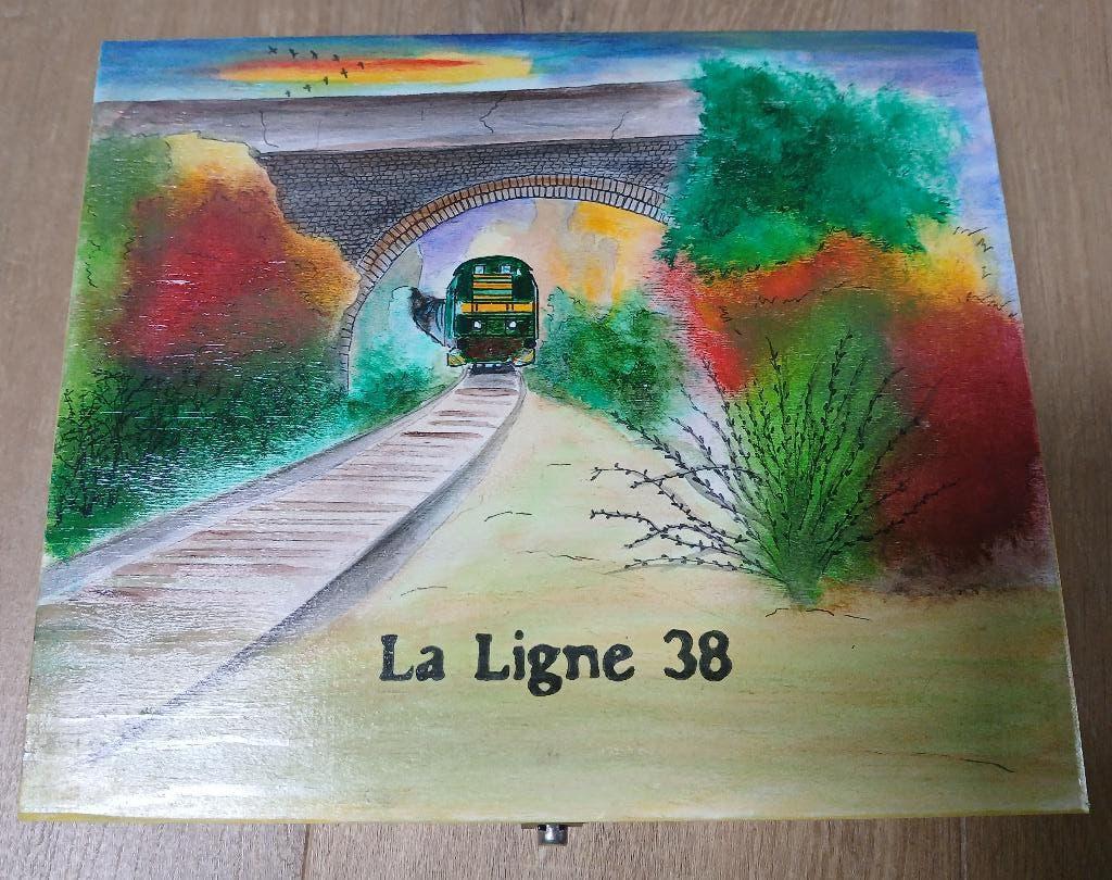 Boîte peinte à la main, Enlèvement, Neuf
