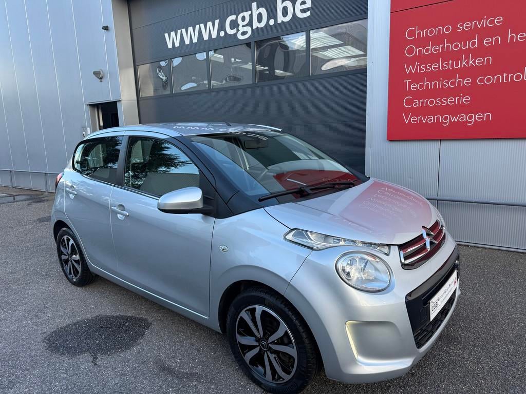 Citroën C1 12 VTI 82pk SHINE camera aut airco TOPPER, Auto's, Voorwielaandrijving, Stof, 1199 cc, C1