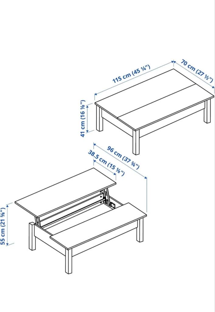 Table basse ikea TRULSTORP, Maison & Meubles, Enlèvement