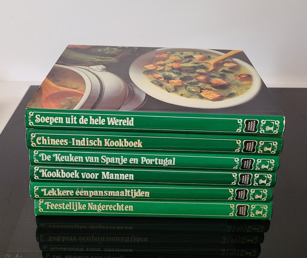 6 vintage kookboeken - Koken zonder grenzen, Boeken, Kookboeken, Tapas, Hapjes en Dim Sum, Lekturama, Europa, Ophalen