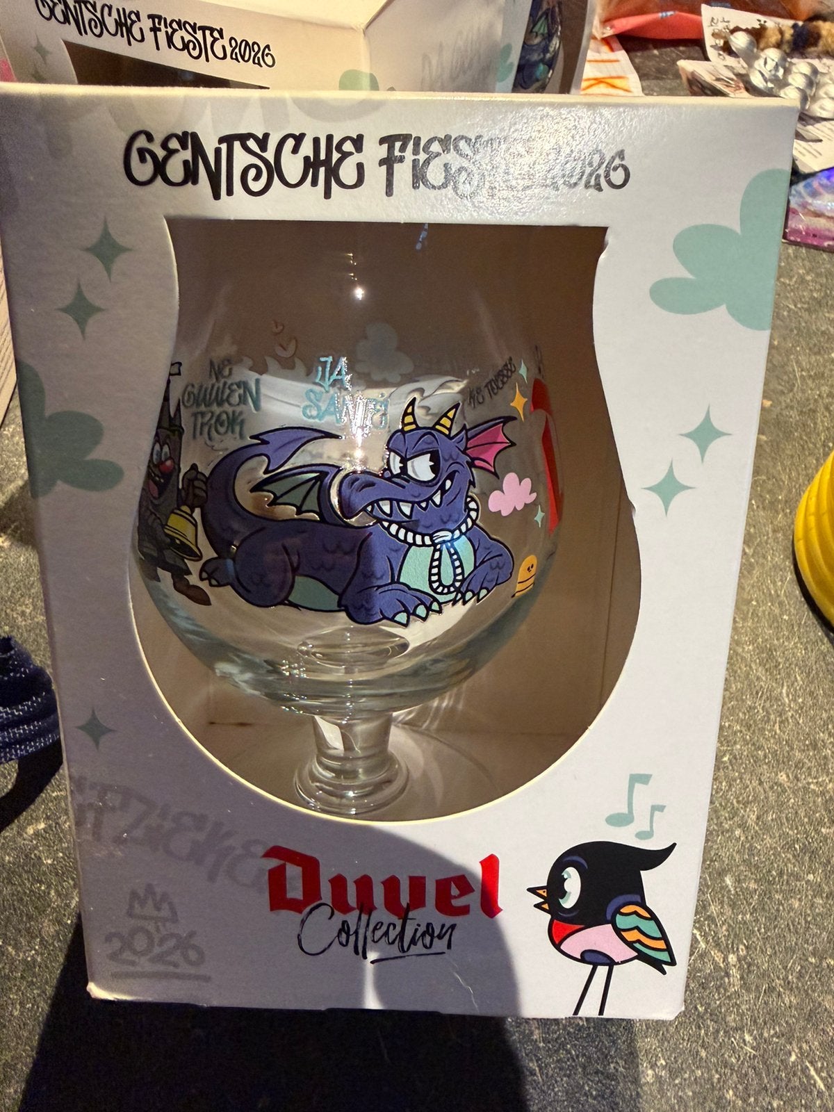 Duvel glas gentse feesten 2026, Ophalen of Verzenden, Nieuw, Glas of Glazen, Duvel