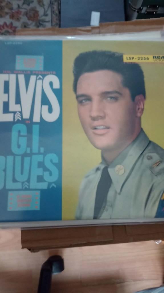 Elvis lp, GI Blues, Duitse persing, orange label,, Gebruikt, Ophalen of Verzenden, Rock-'n-Roll, 12 inch