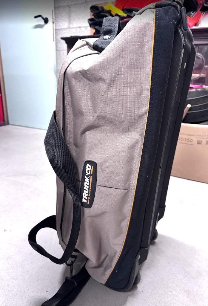 Grote reistas op wieltjes - Trunk & Co by Samsonite, Handtassen en Accessoires, Uitschuifbare handgreep, Gebruikt, 35 tot 45 cm