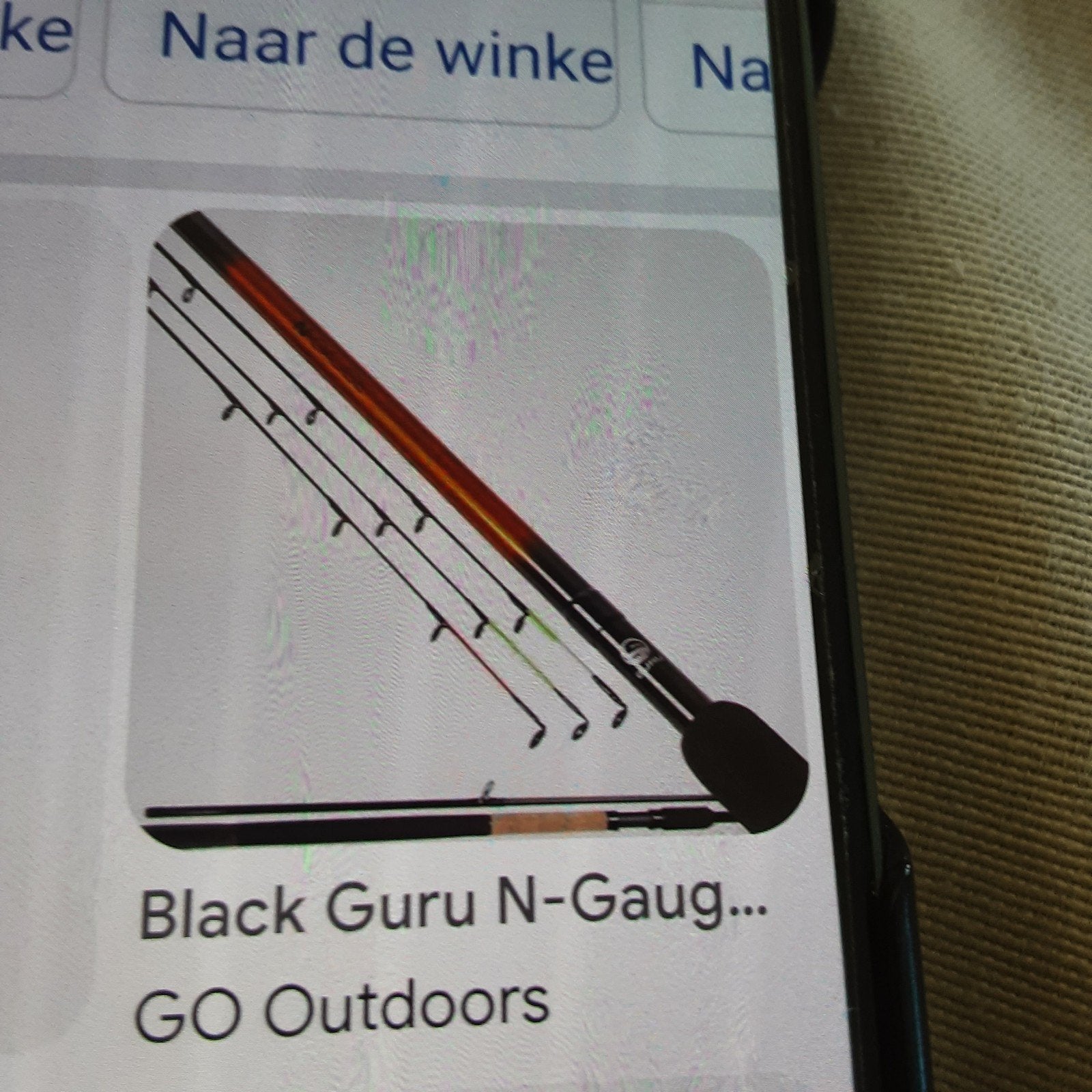 Tekoop 2x guru n-gauge distance feeder 12ft,, Watersport en Boten, Ophalen, Zo goed als nieuw