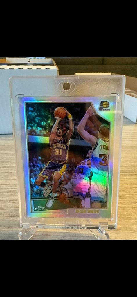 Reggie miller Topps Chrome refractor 1998, Verzenden, Zo goed als nieuw