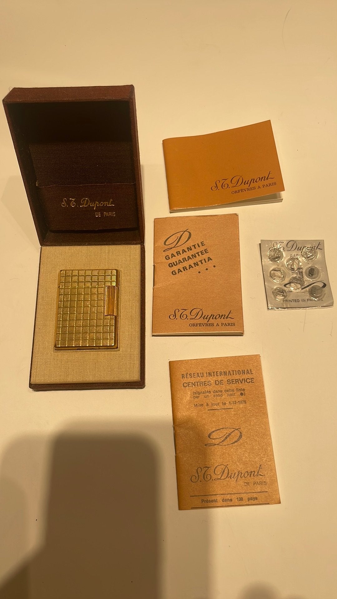 Briquet S.T.Dupont, Collections, Articles de fumeurs, Briquets & Boîtes d'allumettes, Enlèvement ou Envoi, Comme neuf, Briquet