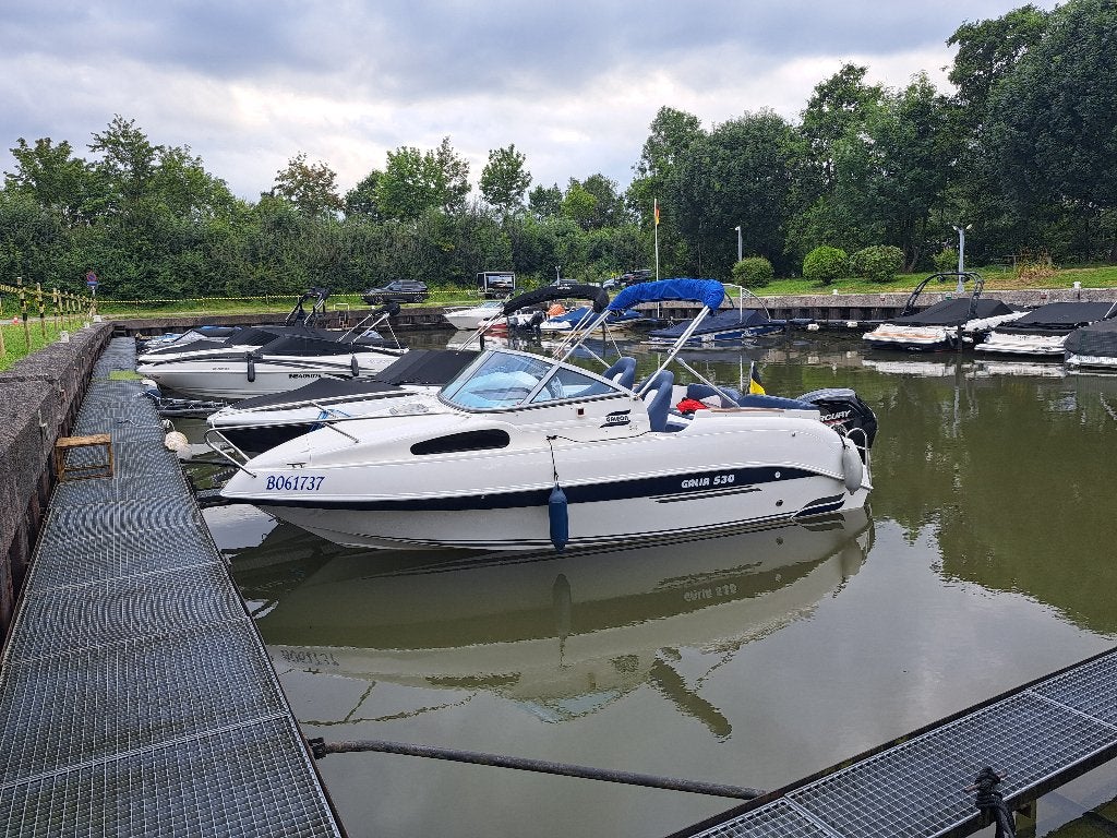 Galia Galeon 530 + Mercury motor + Trailer PEGA, Sports nautiques & Bateaux, Speedboat, 70 à 120 ch, Enlèvement, Utilisé, Moteur hors-bord