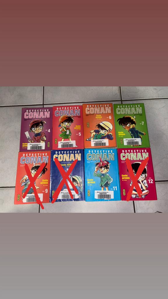 Detective conan Manga, Ophalen, Zo goed als nieuw