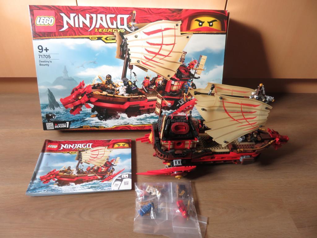 Lego Ninjago 71705 - Destiny's Bounty - Compleet, Enlèvement ou Envoi, Lego, Ensemble complet, Utilisé
