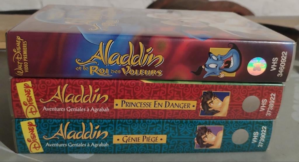 VHS Disney aladdin, CD & DVD, Enlèvement, Comme neuf, Dessin animé