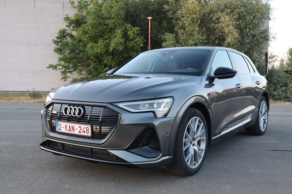 Audi e-tron quatro 55 bj 2022 162000km, Auto's, Automaat, Lederen bekleding, Euro 6, Leder