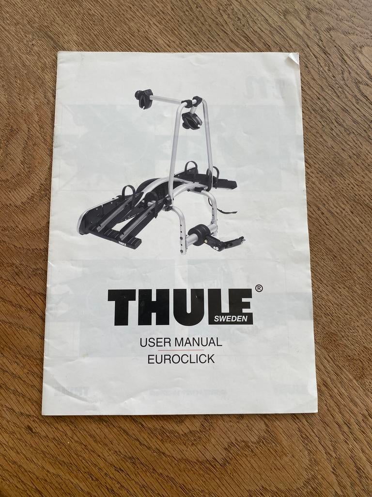 THULE euroclick, Autos : Divers, Porte-vélos, Support d'attelage, 2 vélos, Enlèvement, Utilisé