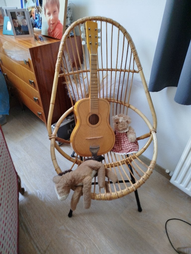 Fauteuil en rotin, Enlèvement, Comme neuf, Vintage