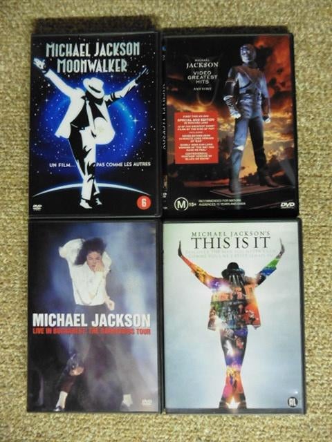 Michael Jackson DVD Collectie (Pakketprijs), Ophalen of Verzenden, Zo goed als nieuw, Muziek en Concerten