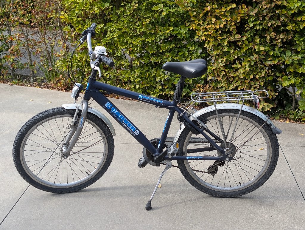 Jongensfiets 24 inch, Ophalen, Velgrem, Handrem, Gebruikt