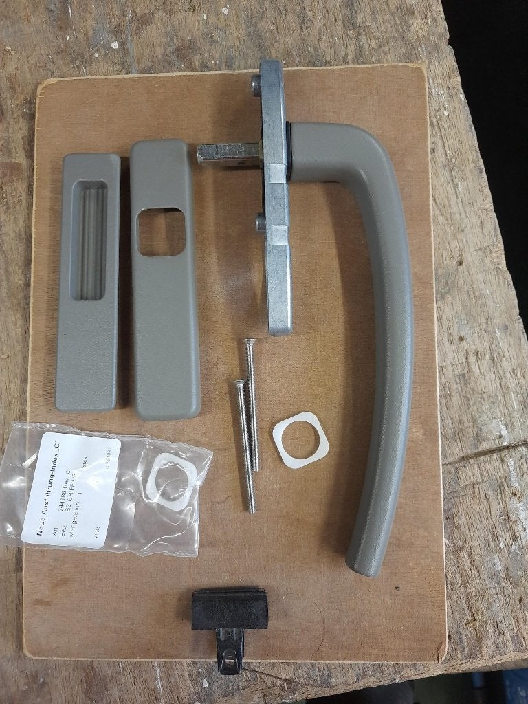 Poignée de fenêtre coulissante en aluminium en RAL.7039, Enlèvement, Neuf, Autres types