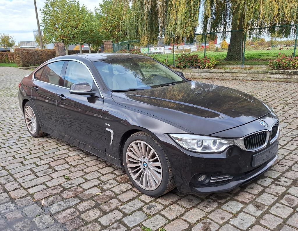 Bmw 418D grancoupe luxury, Auto's, Automaat, Achterwielaandrijving, Zwart, Leder