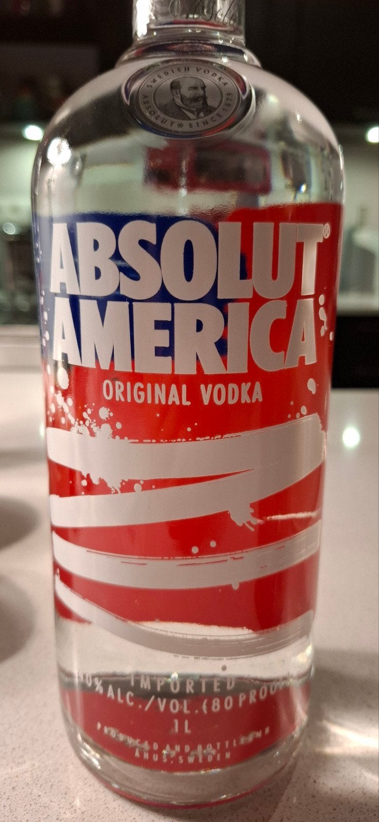 Absolut America 1l gelimiteerde editie 2018 ongeart/nieuw, Verzamelen, Ophalen