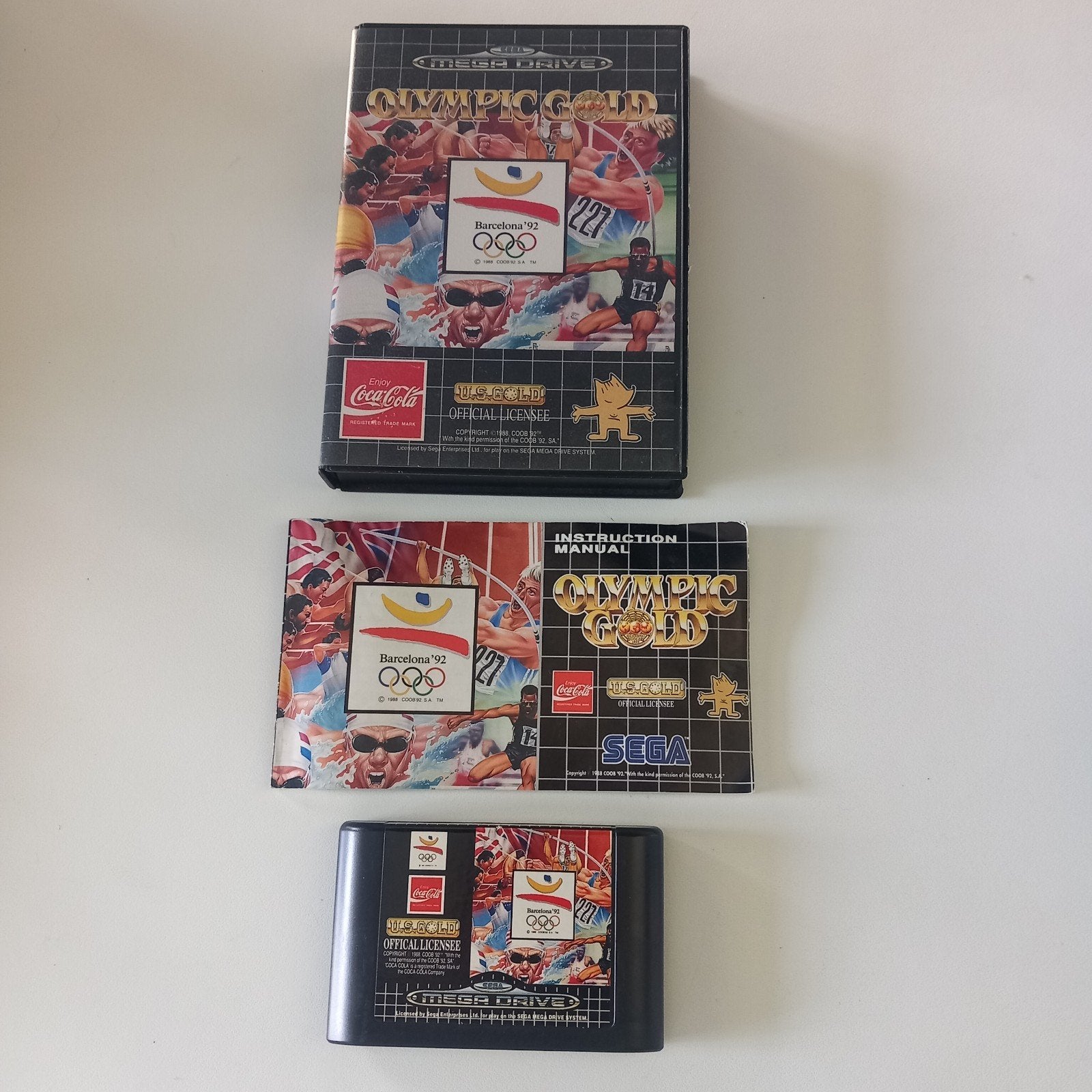 Olympic Gold 92 Sega Mega Drive pal, Ophalen of Verzenden, Mega Drive