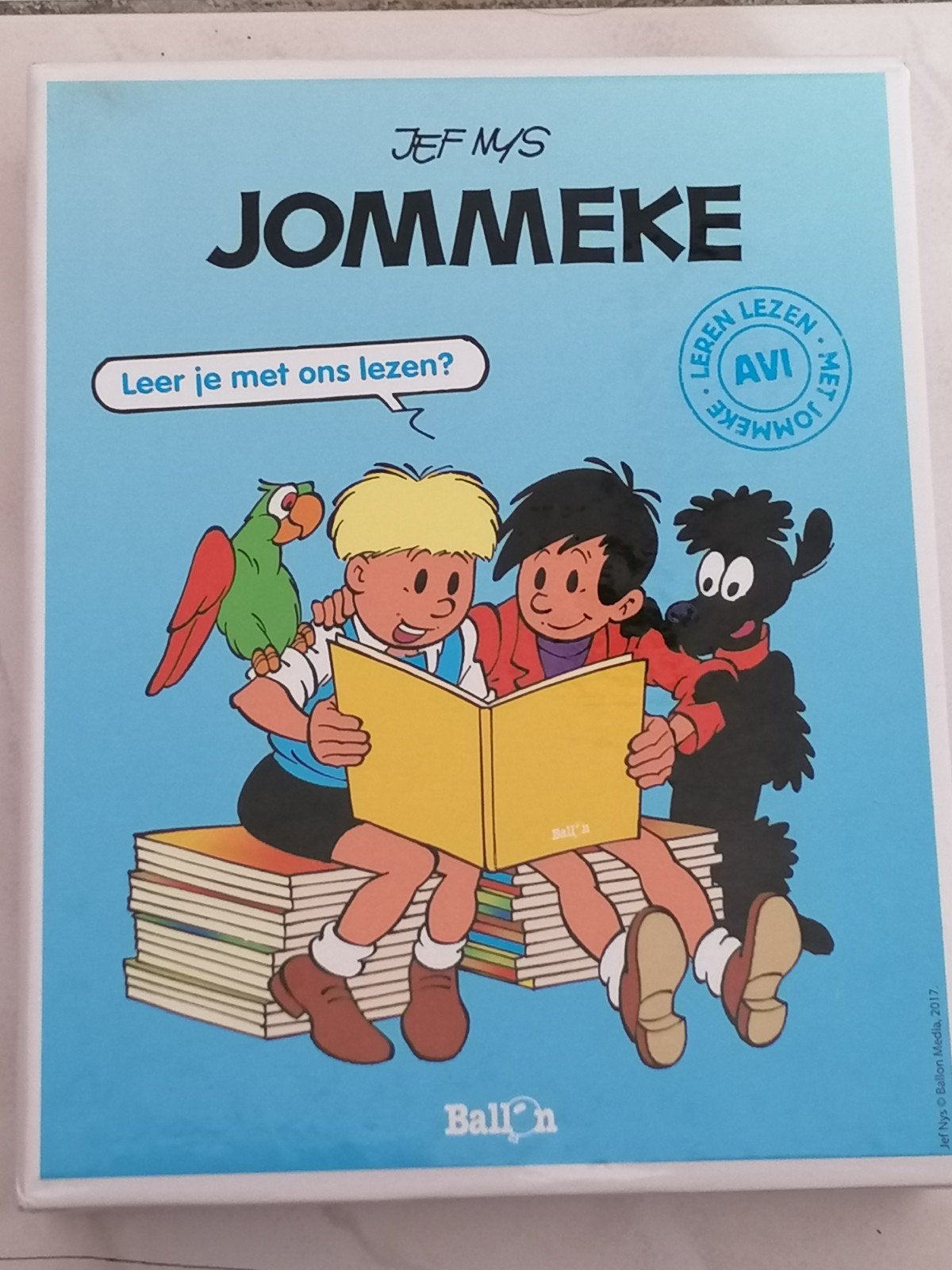 Jommekes box met 6hardcovers strips in.Leer je met ons lezen, Boeken, Ophalen