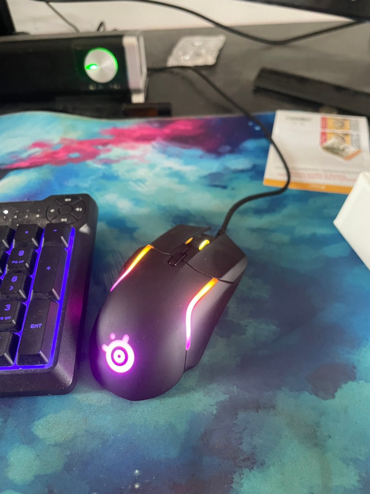 Computermuis (gaming) Steelseries RIVAL 5, Informatique & Logiciels, Souris, Enlèvement, Comme neuf