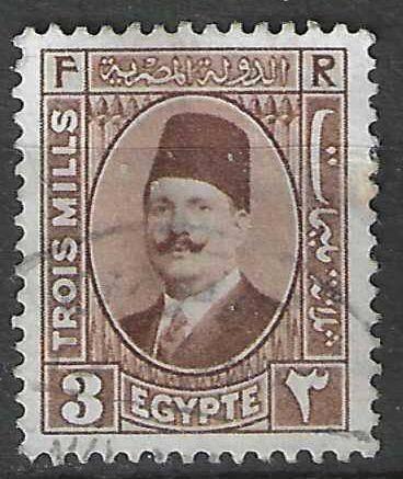 Égypte 1927/1932 - Yvert 120 - Roi Fouad I (ST), Envoi, Égypte, Affranchi