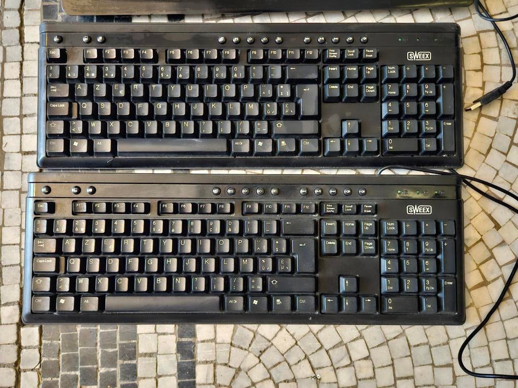 Keyboard PC Computer Laptop USB aansluiting, Ophalen, Azerty