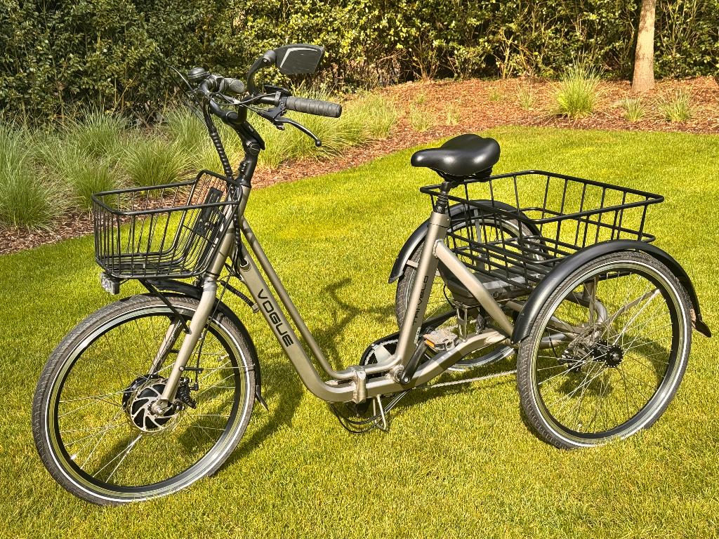 Vélo tricycle électrique, Enlèvement, Comme neuf, Frein à disque, Vogue