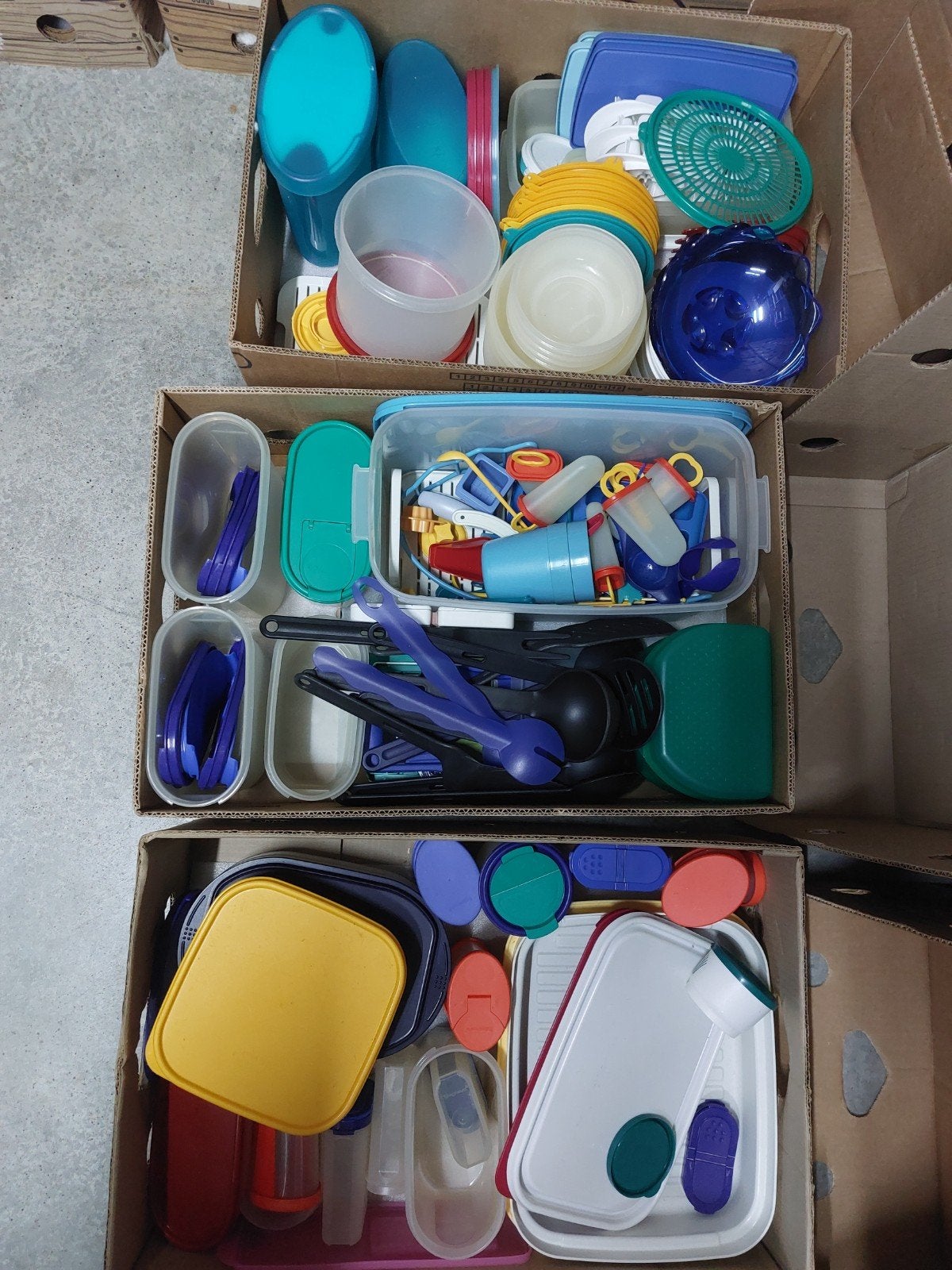 set tupperware, Enlèvement, Utilisé, Autres couleurs, Autres types