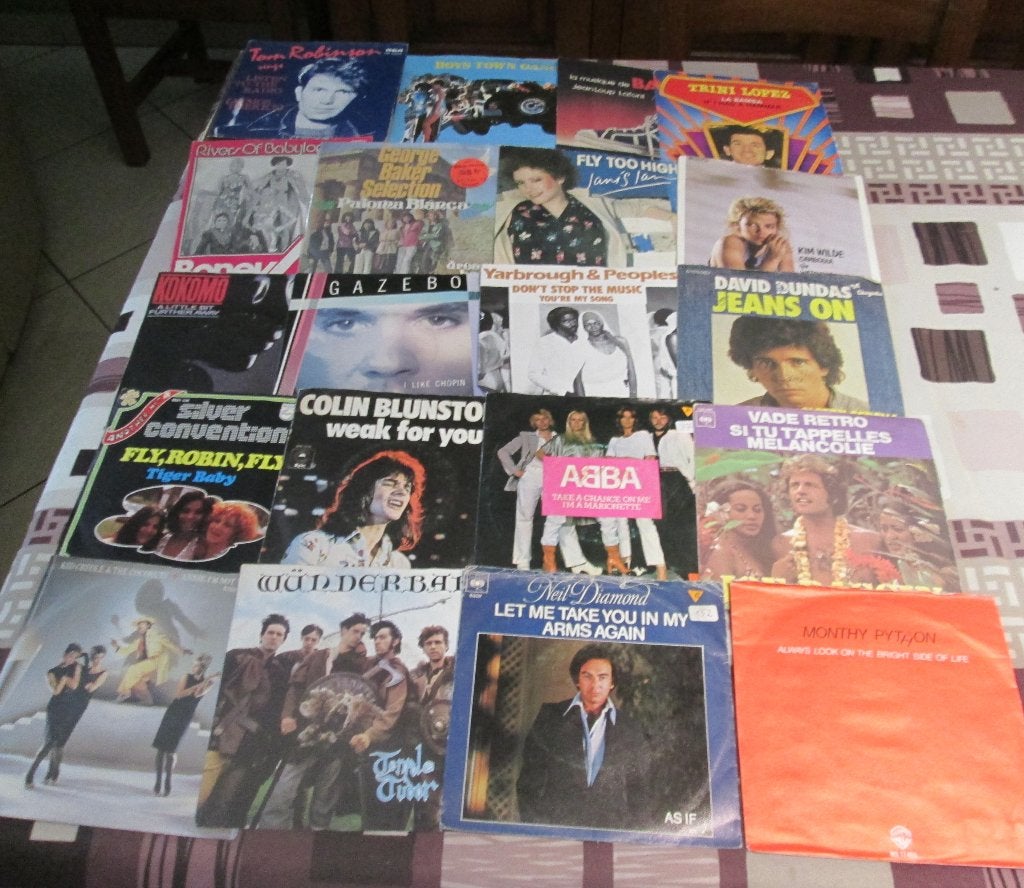 Mooie Partij van 45 Oude Vinyl Singles - jaren 70-80, Single, Ophalen of Verzenden, Pop, 1970 - 1979