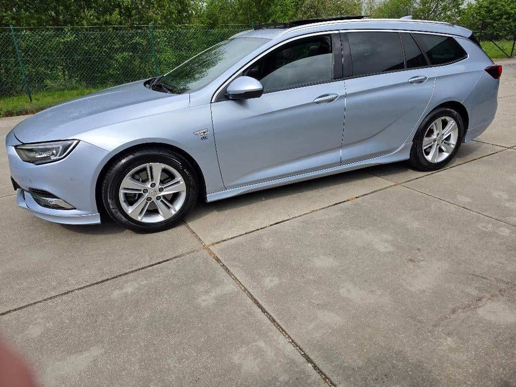Opel Insignia Sport Tourer 1.5 Turbo OPC Line Automaat Full, Auto's, 730 kg, Blauw, Bedrijf, 5 deurs