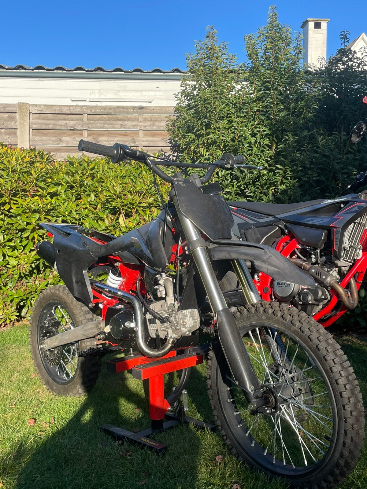 125cc 4takt Crossmotor, Ophalen, Zo goed als nieuw